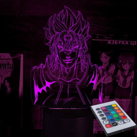 Акриловий 3D світильник-нічник JoJo's Bizarre Adventure Химерні пригоди ДжоДжо