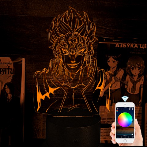 Акриловий 3D світильник-нічник JoJo's Bizarre Adventure Химерні пригоди ДжоДжо