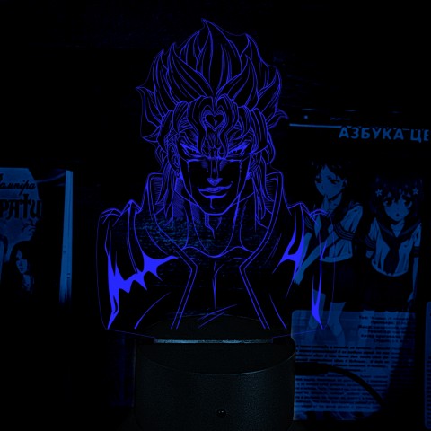 Акриловий 3D світильник-нічник JoJo's Bizarre Adventure Химерні пригоди ДжоДжо