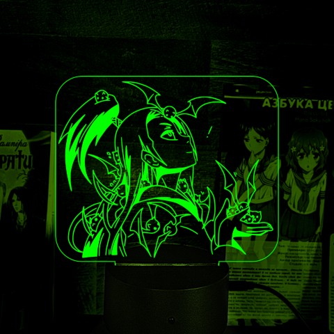 Акриловий 3D світильник-ночник Дейдара Наруто