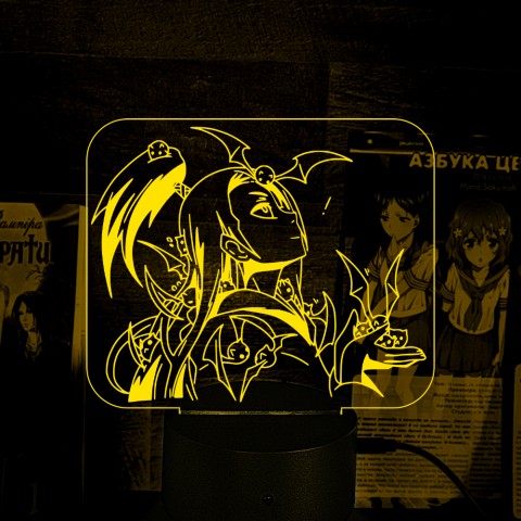 Акриловий 3D світильник-ночник Дейдара Наруто