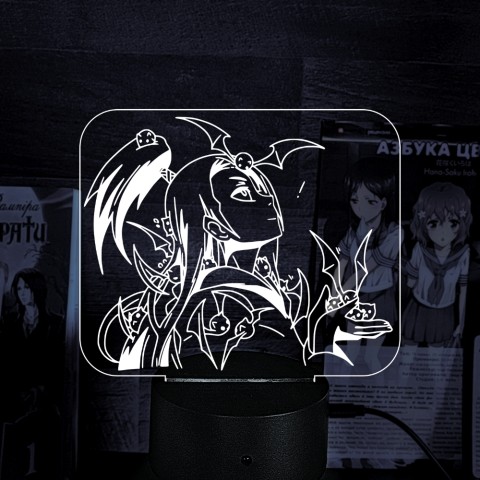 Акриловий 3D світильник-ночник Дейдара Наруто