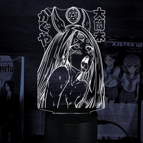 Акриловий 3D світильник-ночник Ахегао Ahegao