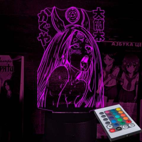 Акриловий 3D світильник-ночник Ахегао Ahegao
