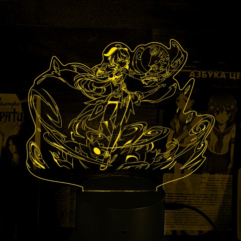 Акриловий 3D світильник-нічник Genshin Impact Гань Юй