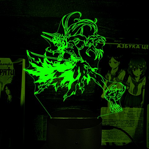 Акриловий 3D світильник-нічник Ічиго Куросакі 