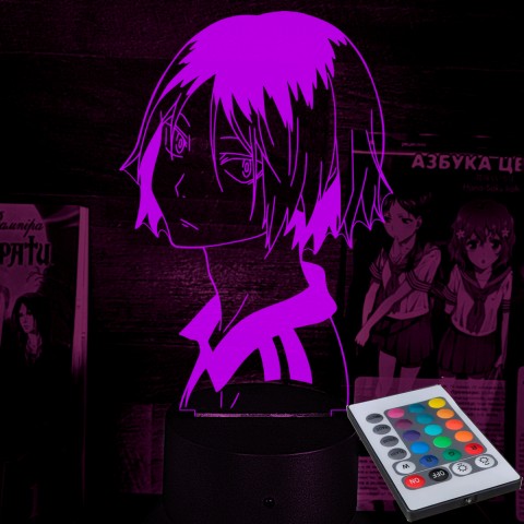 Акриловий 3D світильник-нічник Haikyu!! Волейбол!! Кенма Козуме