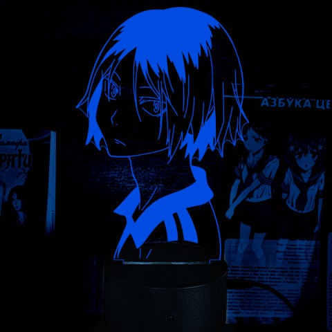 Акриловий 3D світильник-нічник Haikyu!! Волейбол!! Кенма Козуме