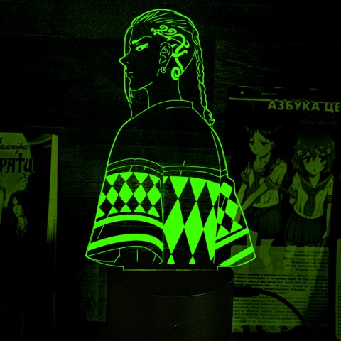 Акриловий 3D світильник-нічник Кен Рюгуджі