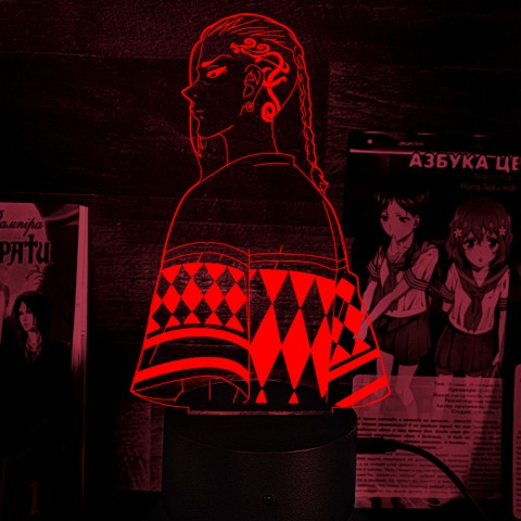 Акриловий 3D світильник-нічник Кен Рюгуджі