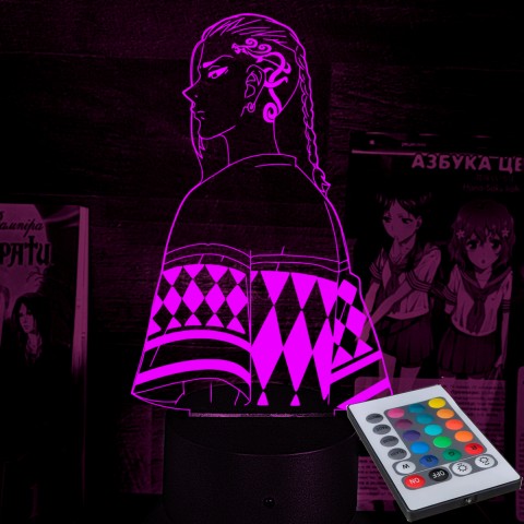 Акриловий 3D світильник-нічник Кен Рюгуджі