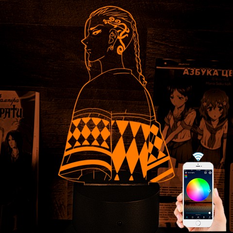Акриловий 3D світильник-нічник Кен Рюгуджі