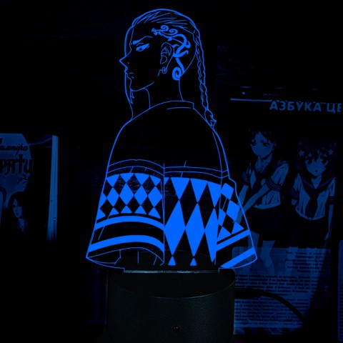 Акриловий 3D світильник-нічник Кен Рюгуджі