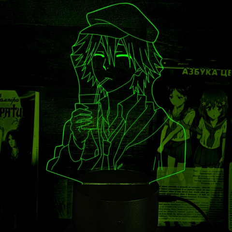 Акриловий 3D світильник-нічник Ранпо Едогава 