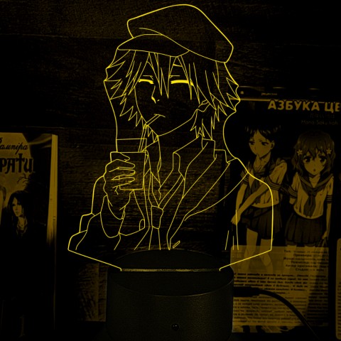 Акриловий 3D світильник-нічник Ранпо Едогава 