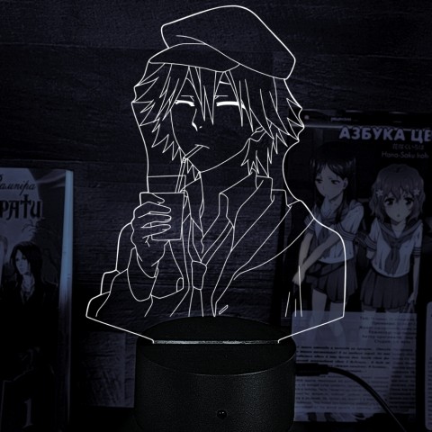 Акриловий 3D світильник-нічник Ранпо Едогава 