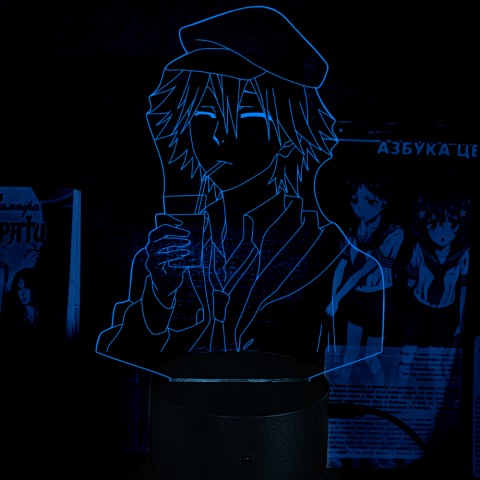 Акриловий 3D світильник-нічник Ранпо Едогава 