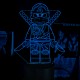 Акриловий 3D світильник-ночник Ніндзяго LEGO Ninjago