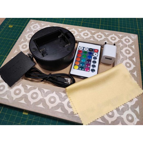 Акриловий 3D світильник-ночник "Намба"