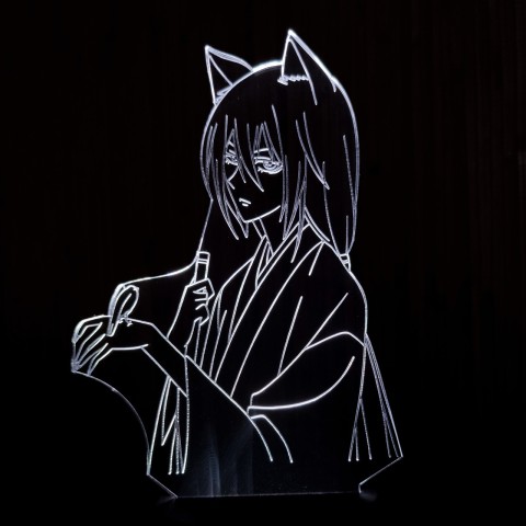 Акриловий 3D світильник-нічник Томое Мікаге 2