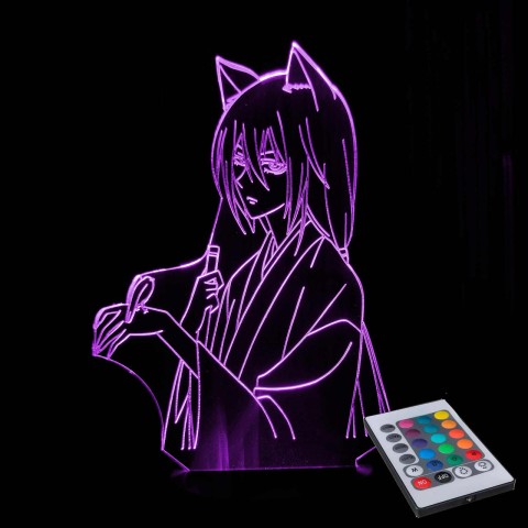 Акриловий 3D світильник-нічник Томое Мікаге 2