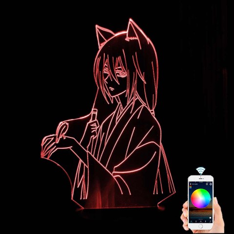 Акриловий 3D світильник-нічник Томое Мікаге 2