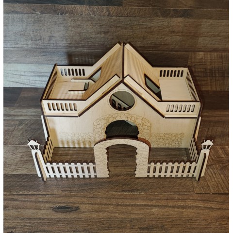 Будиночок для гризунів "Дача" 275х195х160