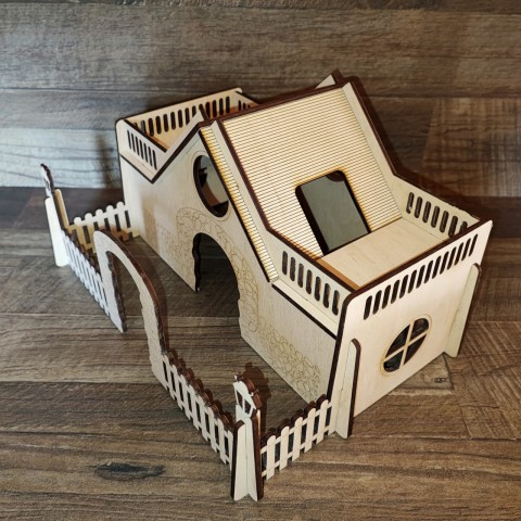 Будиночок для гризунів "Дача" 275х195х160