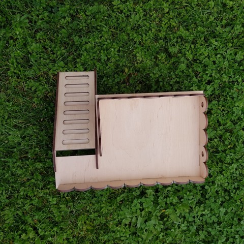 Будиночок зі сходами: Житлова зона 200х170х100 загальна зі сходами -280х220х140