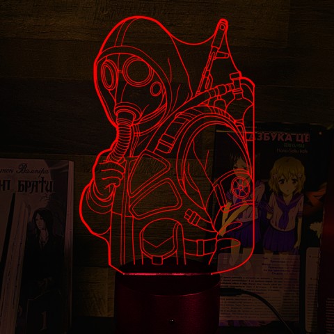 Акриловий 3D світильник-нічник S.T.A.L.K.E.R. 