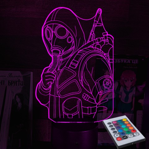 Акриловий 3D світильник-нічник S.T.A.L.K.E.R. 