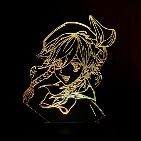 Акриловий 3D світильник-нічник Венті