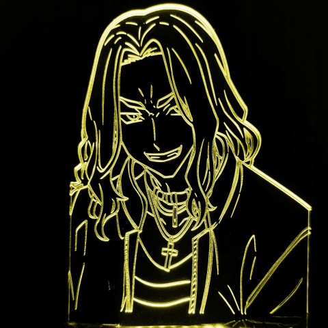 Акриловый 3D светильник-ночник Токійські месники Кейске Баджі