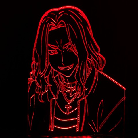 Акриловый 3D светильник-ночник Токійські месники Кейске Баджі