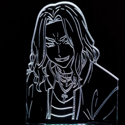 Акриловый 3D светильник-ночник Токійські месники Кейске Баджі