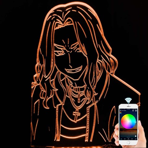 Акриловый 3D светильник-ночник Токійські месники Кейске Баджі