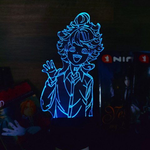 Акриловий 3D світильник-нічник Емма