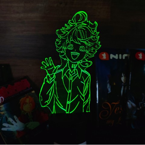 Акриловий 3D світильник-нічник Емма