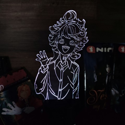 Акриловий 3D світильник-нічник Емма