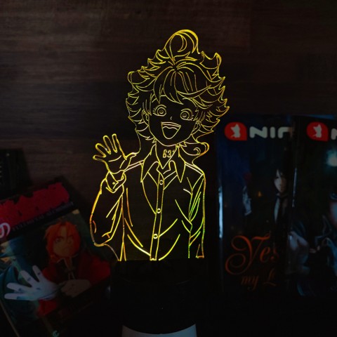 Акриловий 3D світильник-нічник Емма