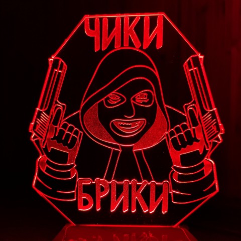 Акриловий 3D світильник S.T.A.L.K.E.R. 2