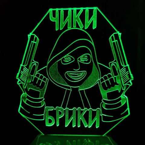 Акриловий 3D світильник S.T.A.L.K.E.R. 2