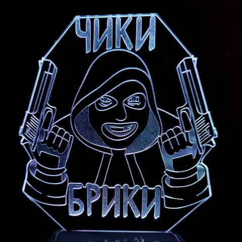 Акриловий 3D світильник S.T.A.L.K.E.R. 2