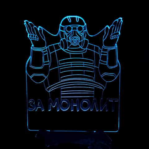 Акриловий 3D світильник- нічник  S.T.A.L.K.E.R. 4