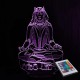 Акриловий 3D світильник-ночник багряна відьма