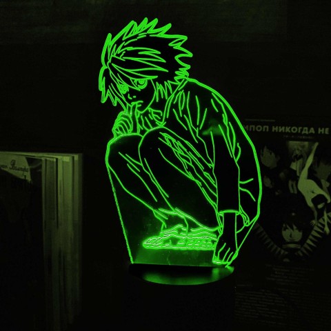 Акриловий 3D світильник-ночник L з Тетраді Смерті