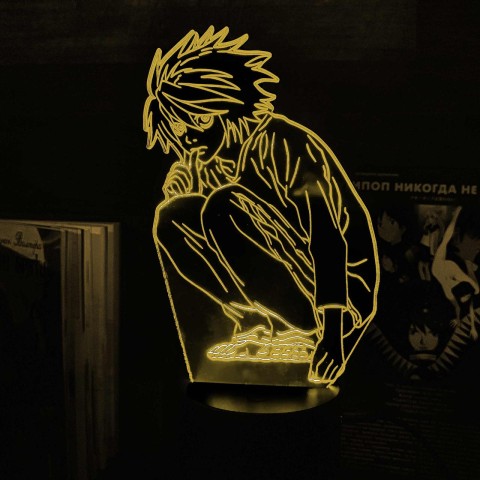 Акриловий 3D світильник-ночник L з Тетраді Смерті