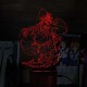 Акриловий 3D світильник-ночник Ху Тао 2