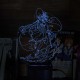 Акриловий 3D світильник-ночник Ху Тао 2