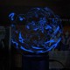 Акриловий 3D світильник-ночник Ху Тао 3